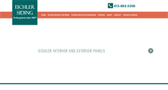 Desktop Screenshot of eichlersiding.com